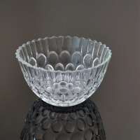 Clear Glass Round Shape Glass Bowl With Pattern 5" 7" 9"