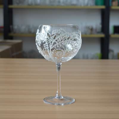 Customised handpainted cognac wine glass for retailing