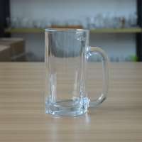 Wholesale tableware 550ml large volume beer glass mug