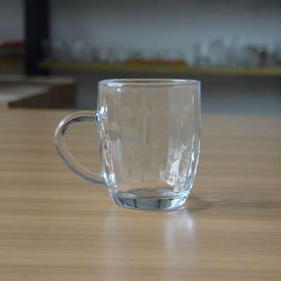 Lead free 400ml beer glass mug with handle