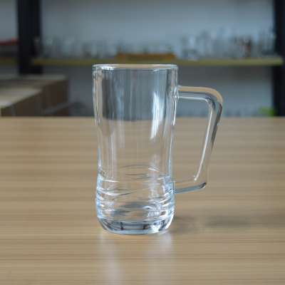 High quality custom beer glass mug with handle