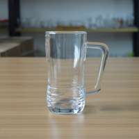 High quality custom beer glass mug with handle