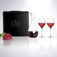 3pcs red wine glass set