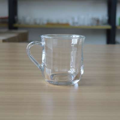 High quality classic tea glass mug with glass lid